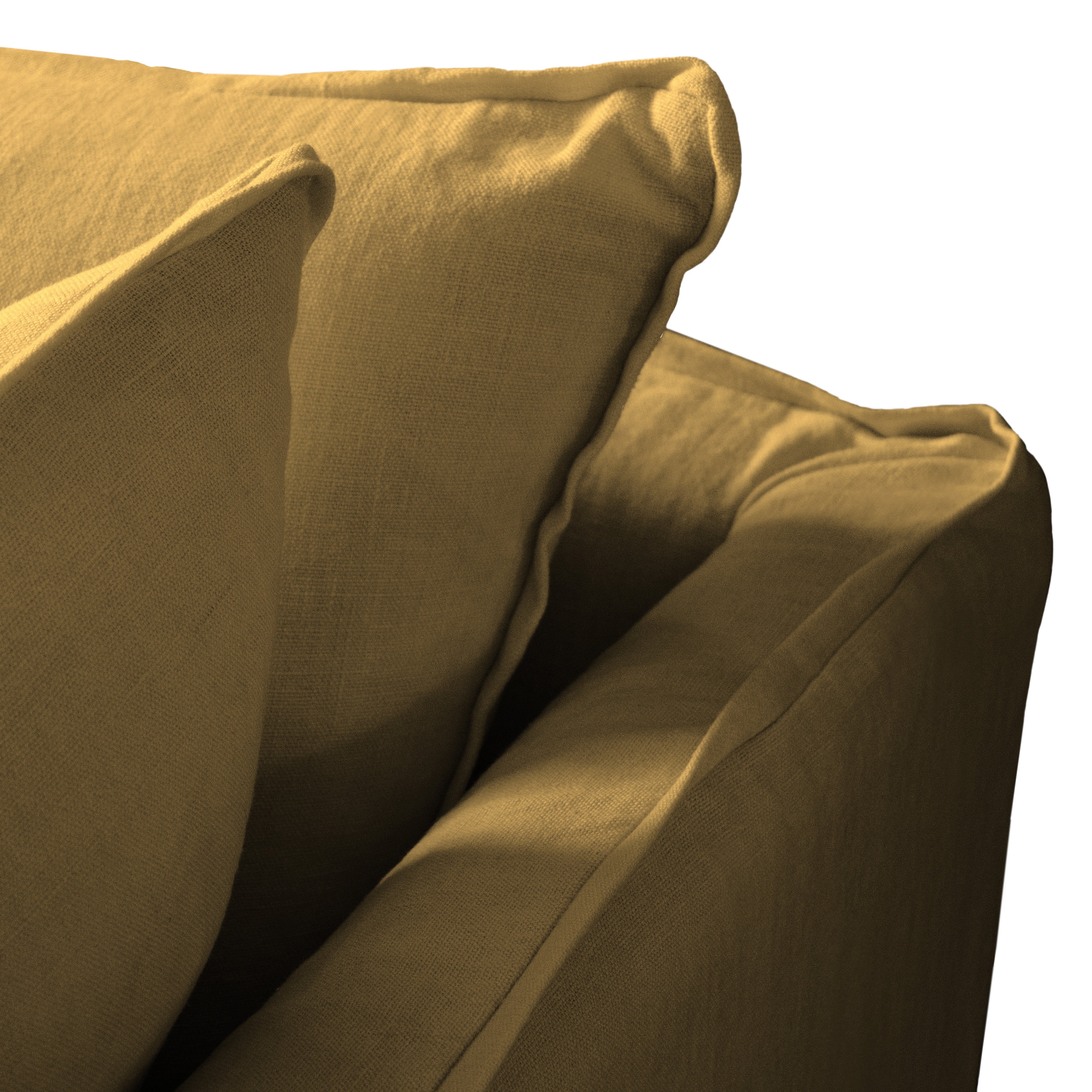 Cloud-Like Linen Sleeper Sofa Bed in Pearl