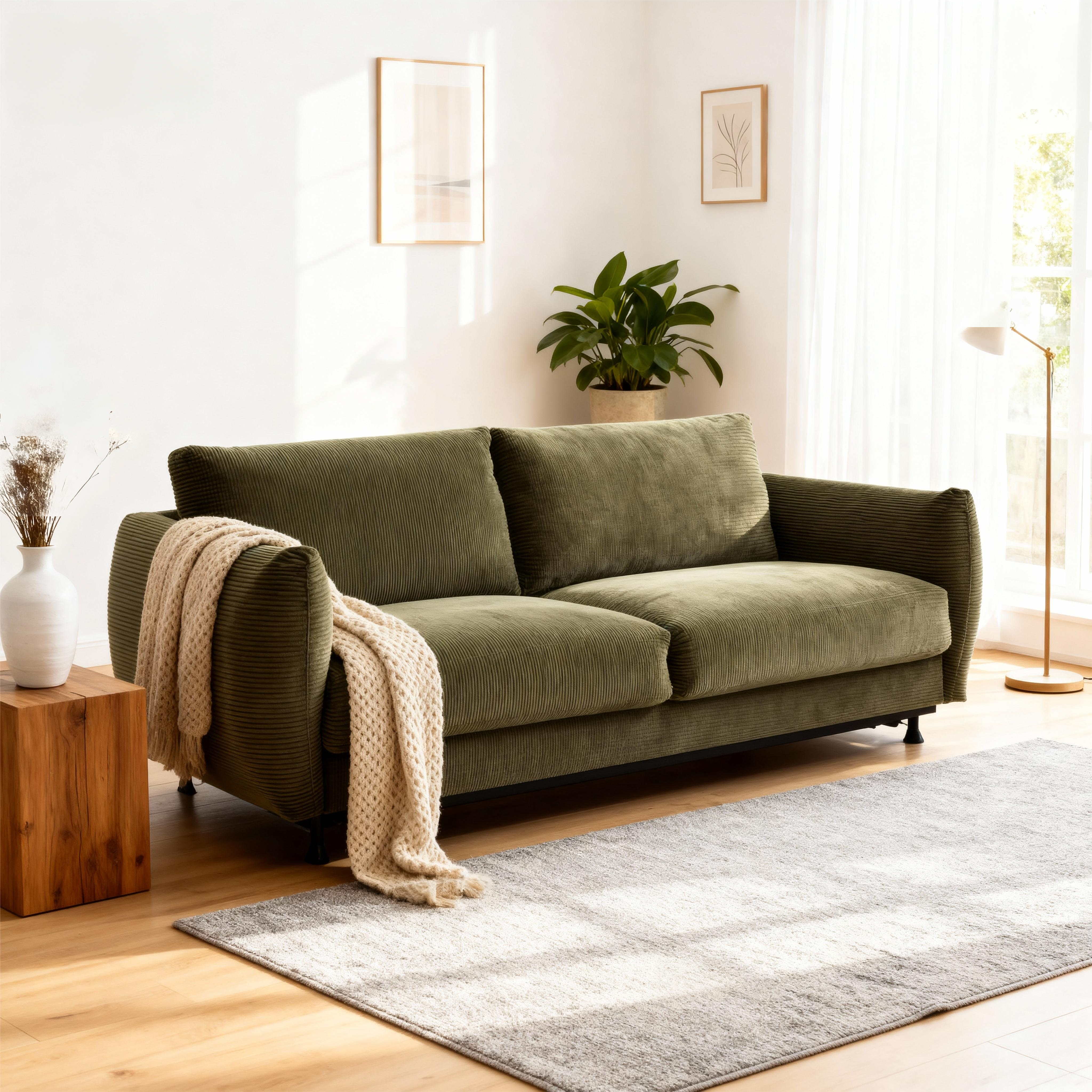 Small 2 Seater Sofa Bed – Foldable Space Saving Sofa for UK Homes