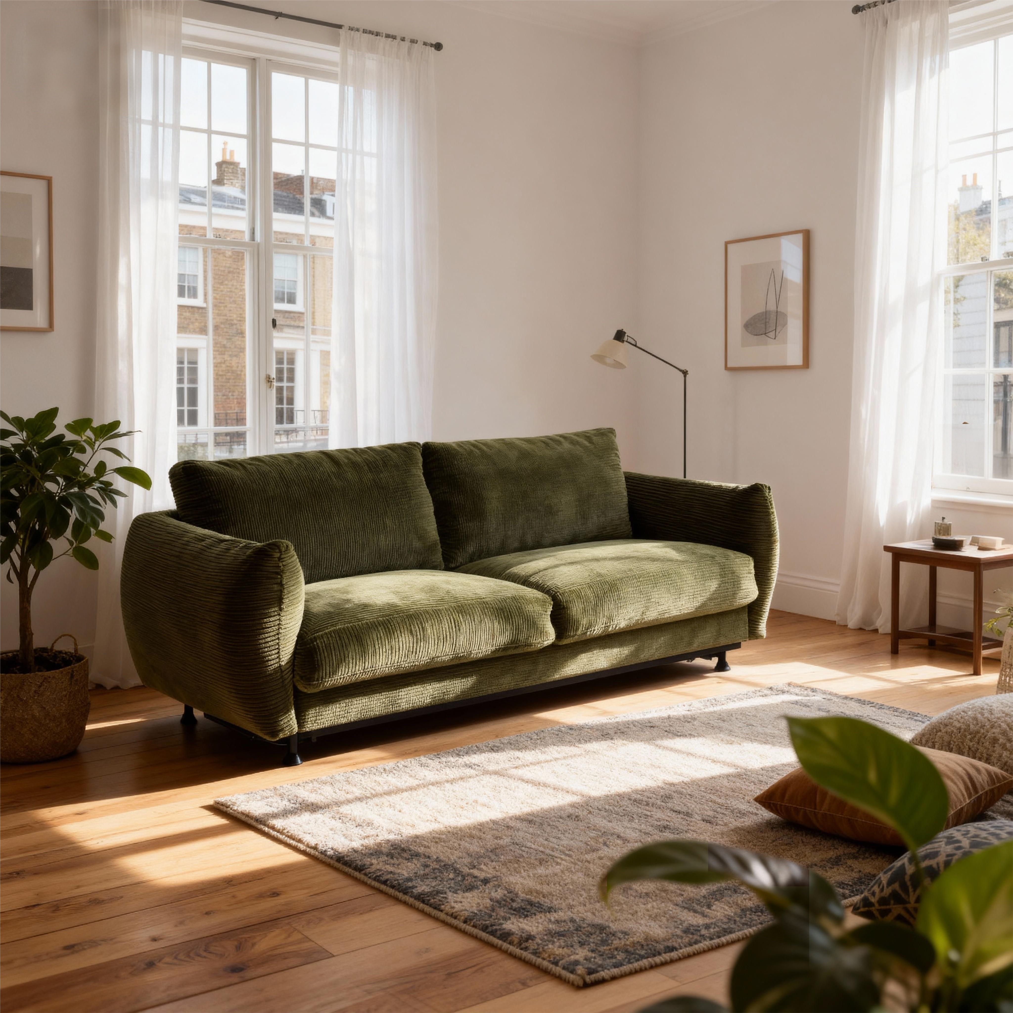 Small 2 Seater Sofa Bed – Foldable Space Saving Sofa for UK Homes