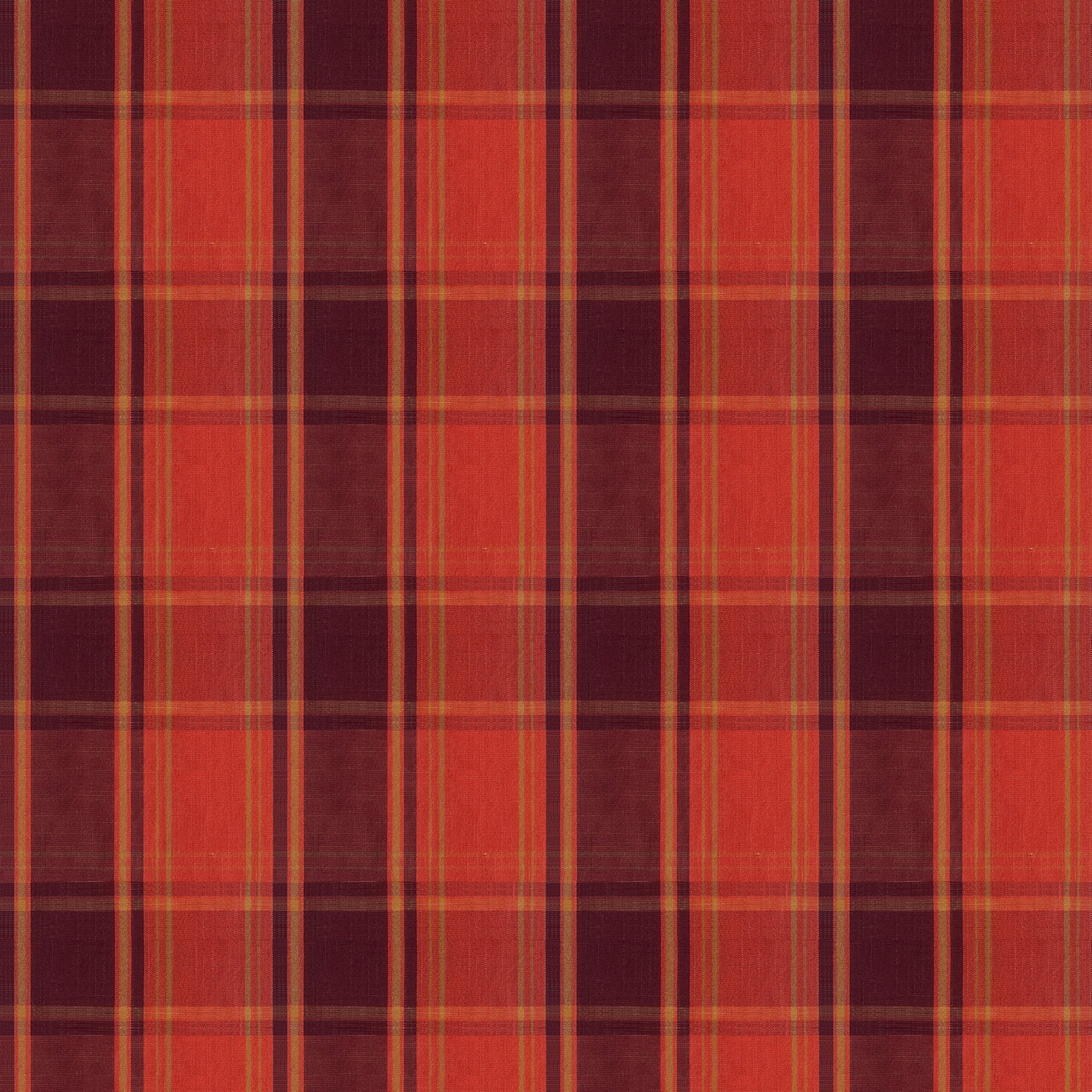 Mid weight Tartan Check Fabric Cotton Autumn Spice AR460053