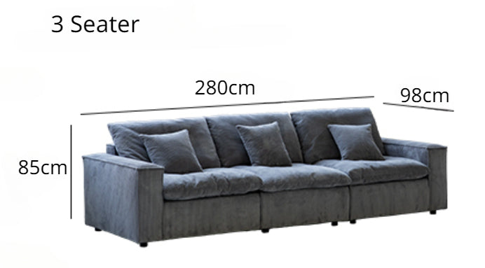 Modern Detachable Washable Tofu Block Sofa