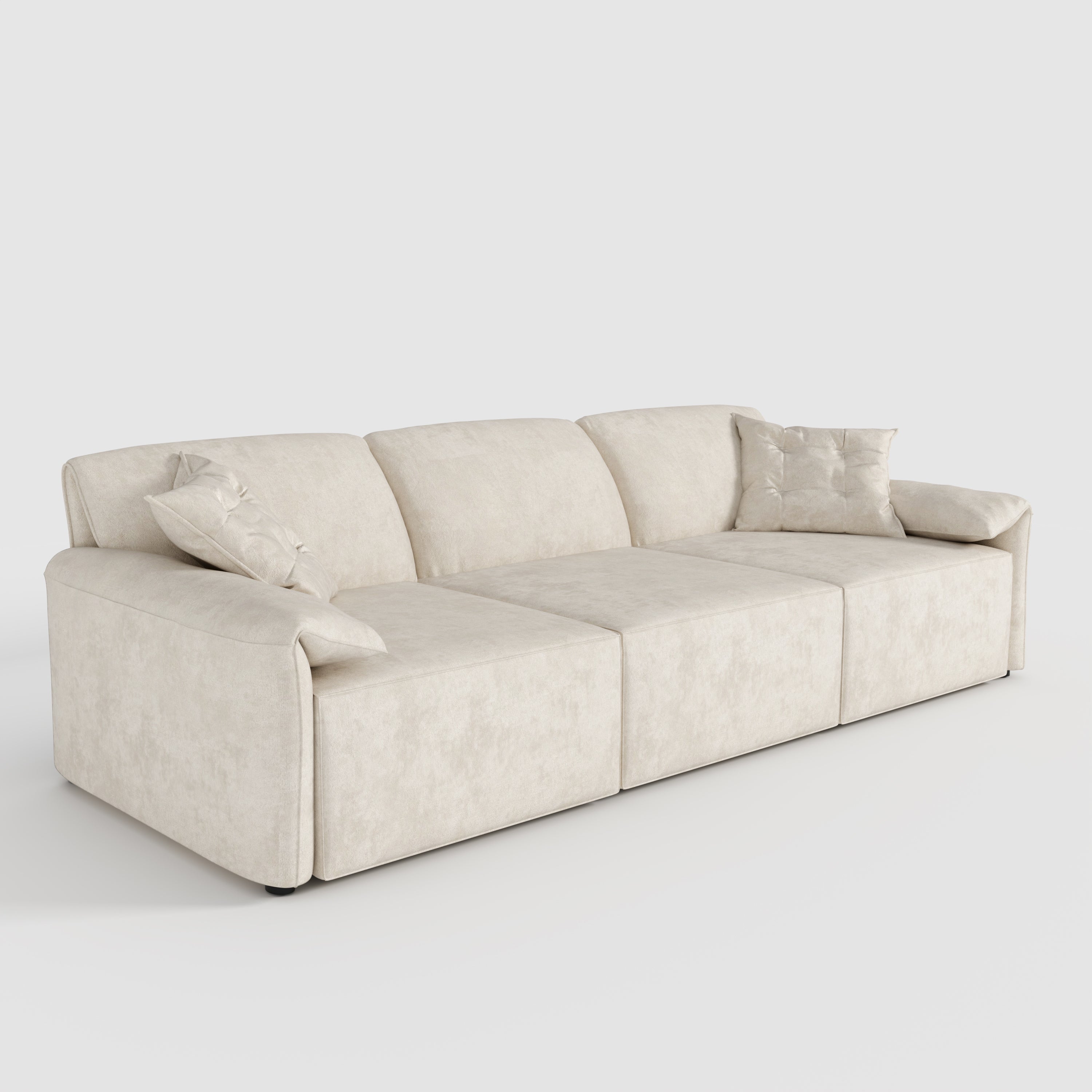 Convenient Remote Control Modular Chaise Sofa Bed