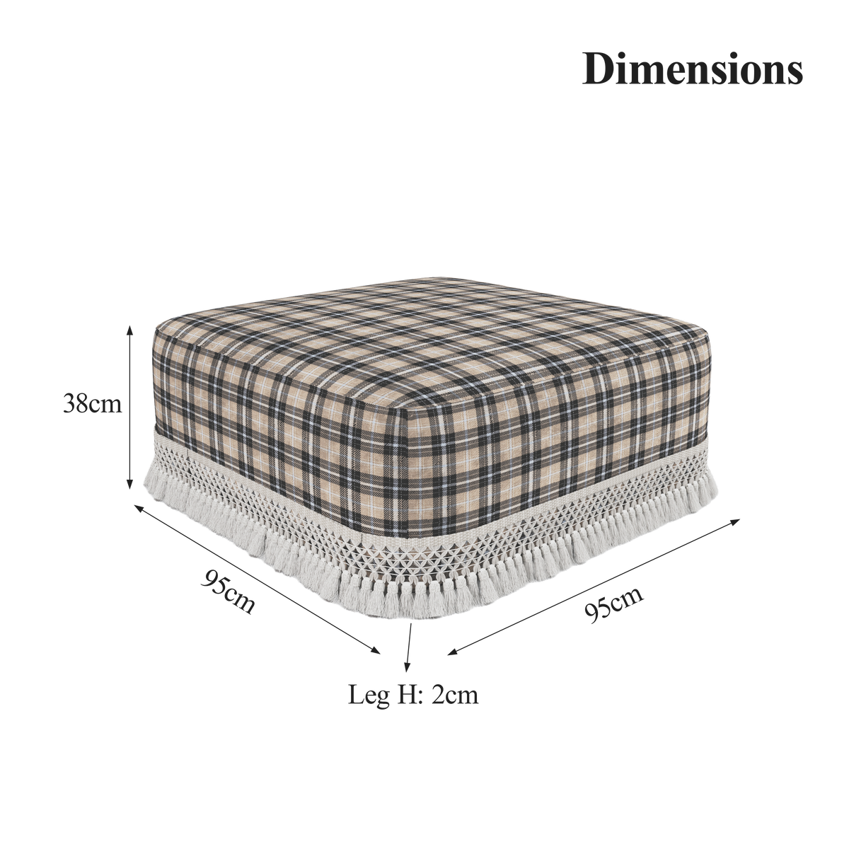 #Colour_Checkered Black＆Beige
