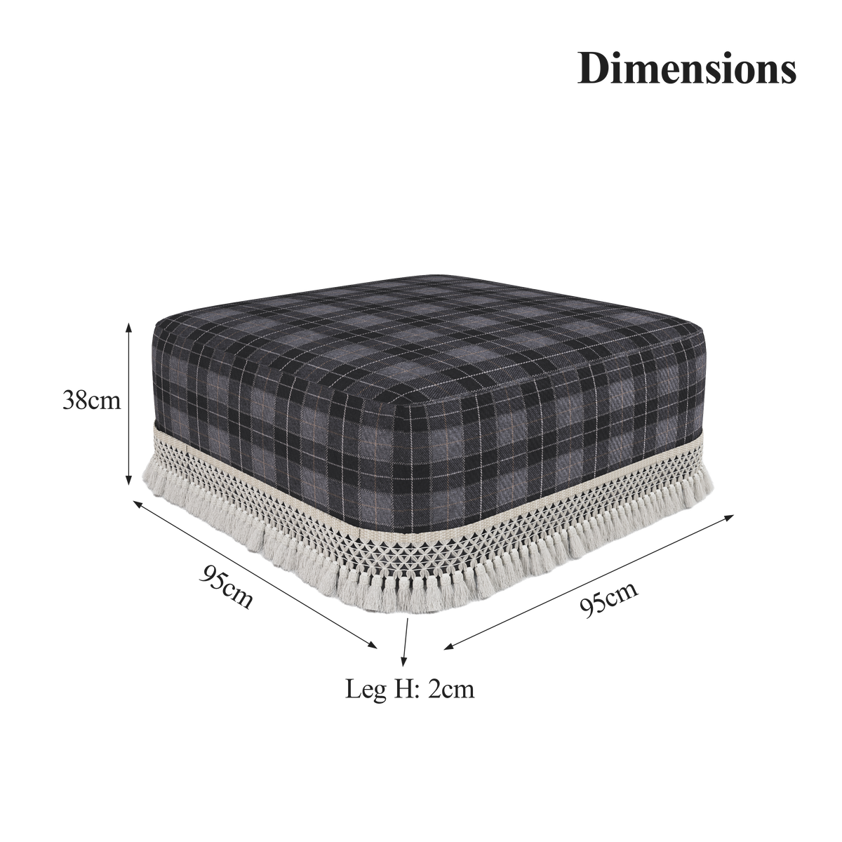 #Colour_Checkered Black＆Gray