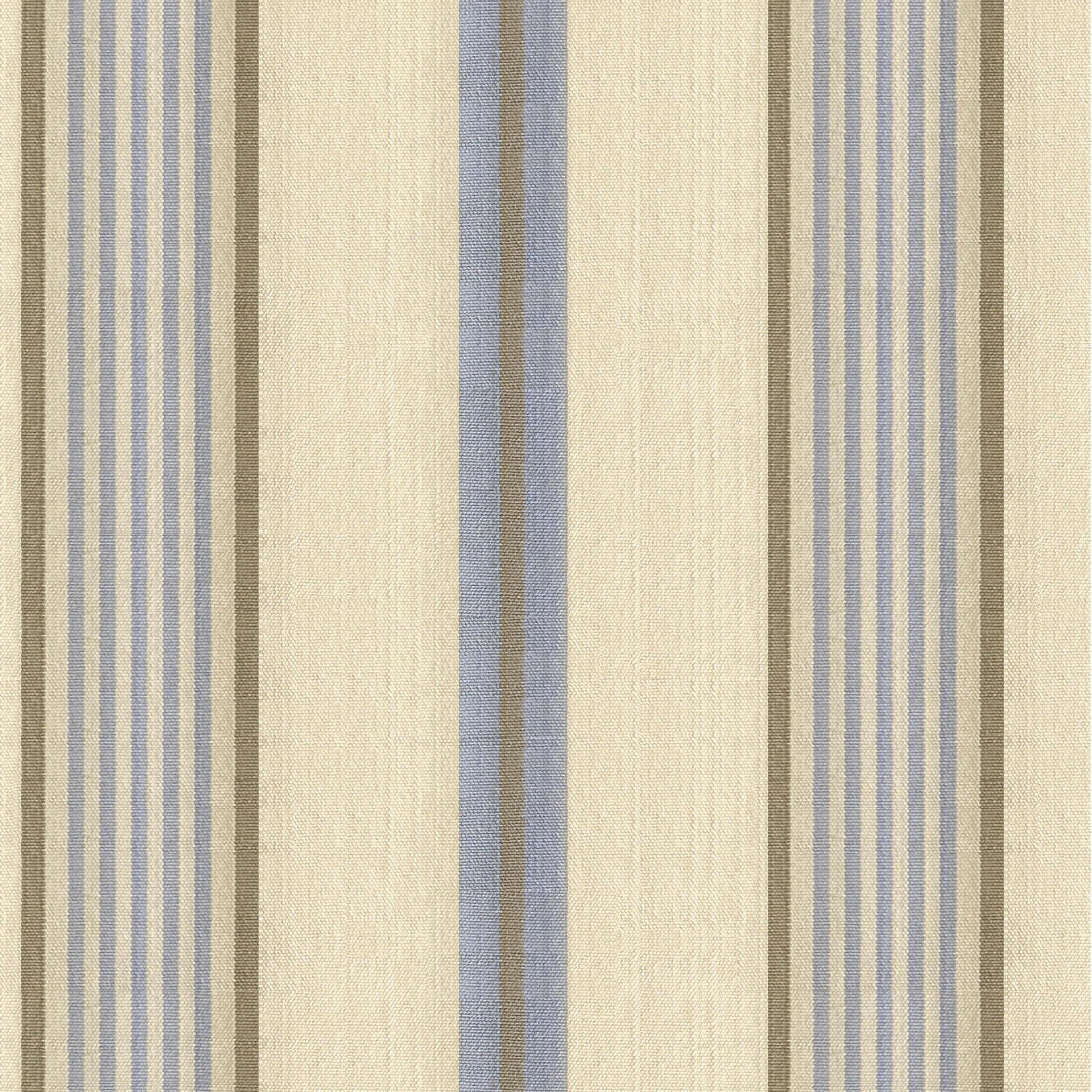 Mid weight Bar Stripe Fabric Cotton Misty Blue AR460041
