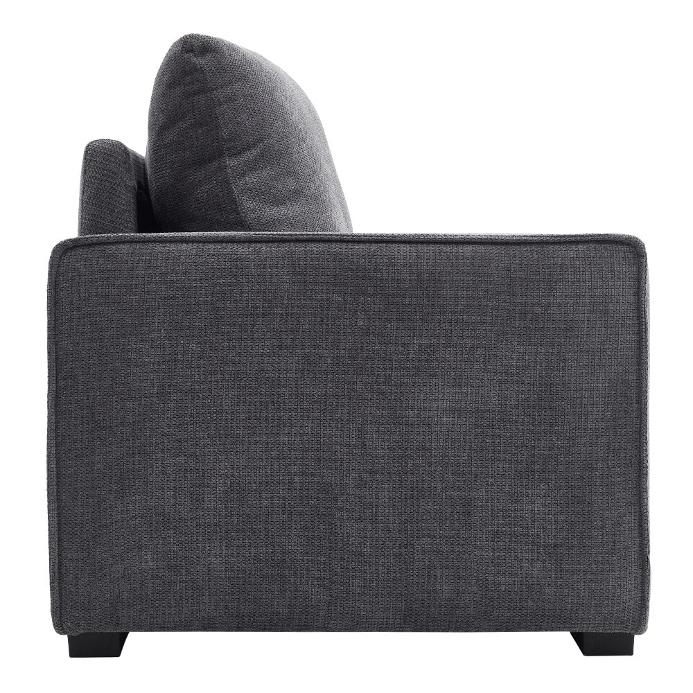 Deep Seat Upholstered Corduroy Couch for Living Room