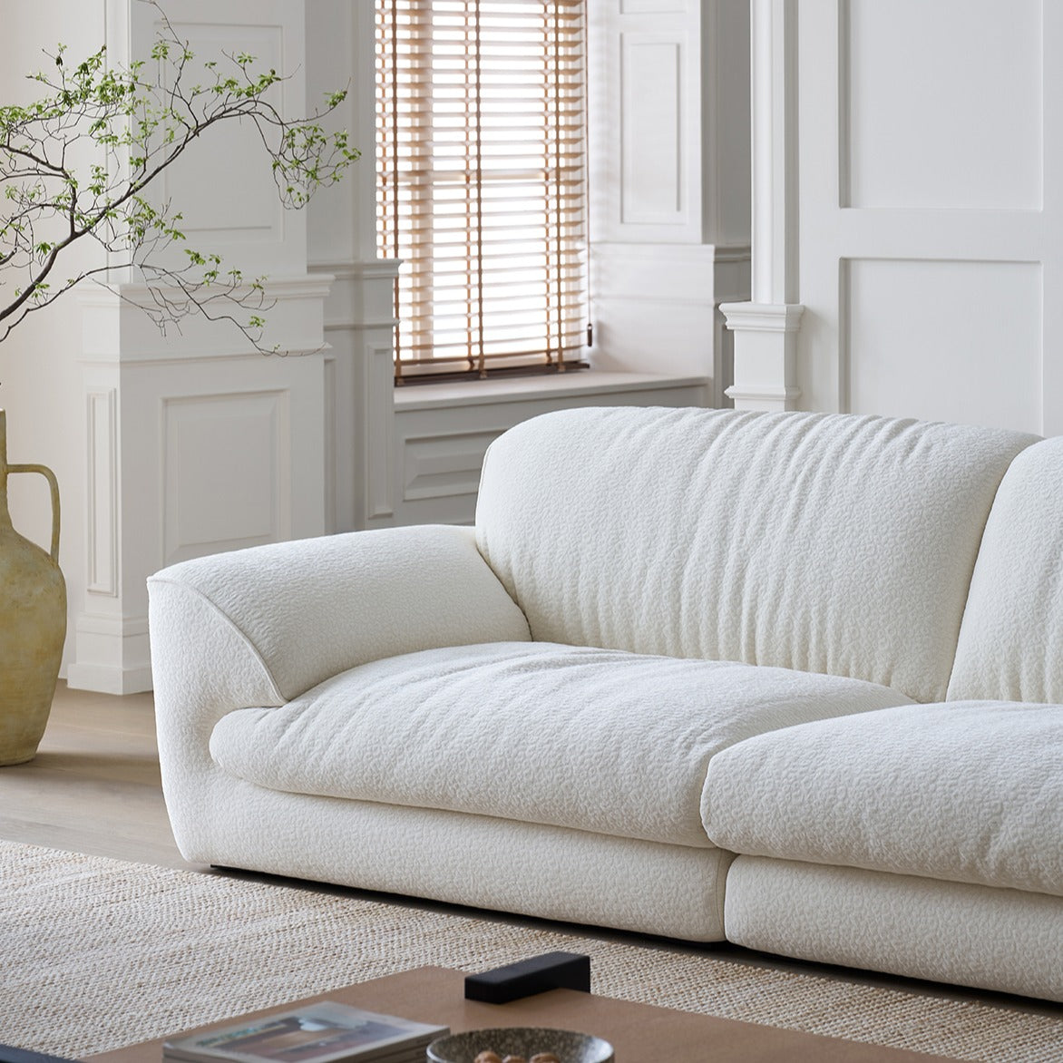 Chenille Modern Simple Living Room Sofa