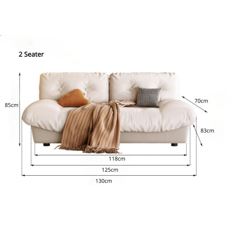 Creamy Technical Cloth Cloud Sofa