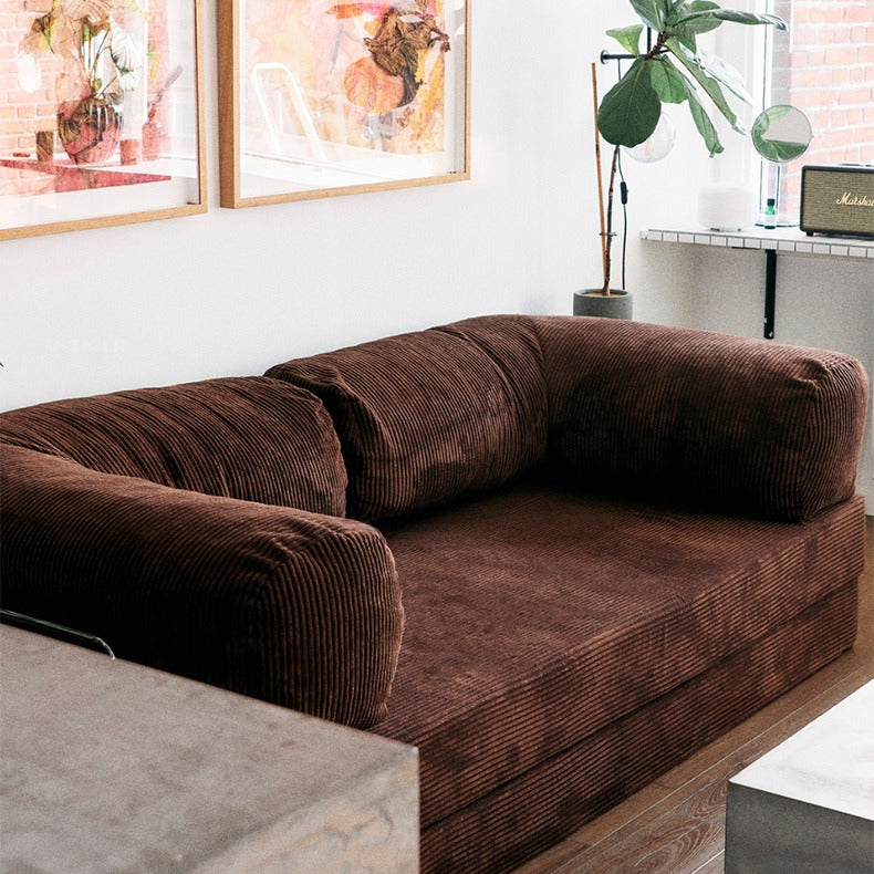 Teddy Corduroy Modular Detachable Sofa Bed