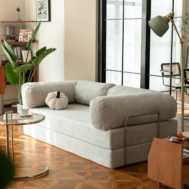 Teddy Corduroy Modular Detachable Sofa Bed