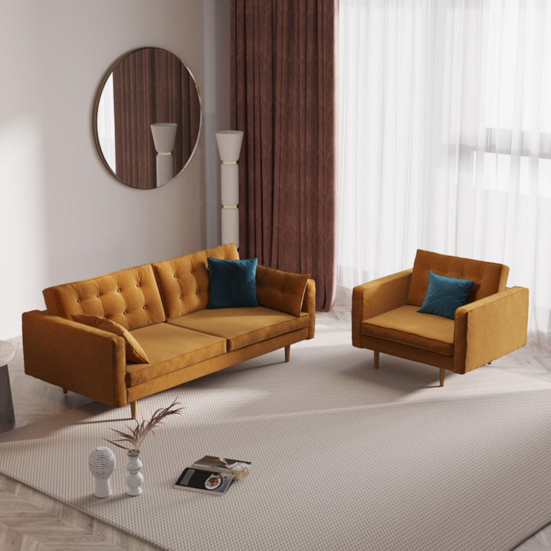 Tufted seat deals sofa