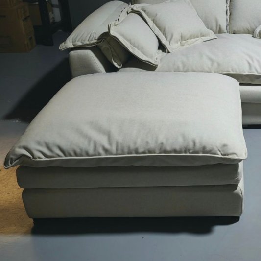 Anti-Cat Scratch Fabric Wide Seated Deep Detachable Corner Sofa