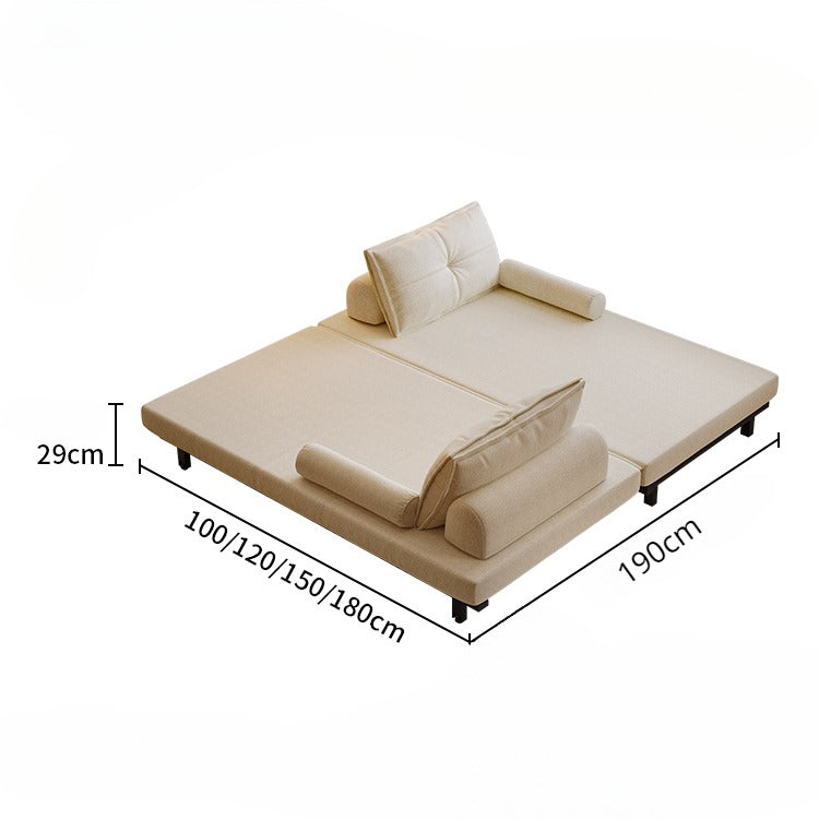 Multi-functional Foldable Telescopic Cotton Simple Sofa Bed