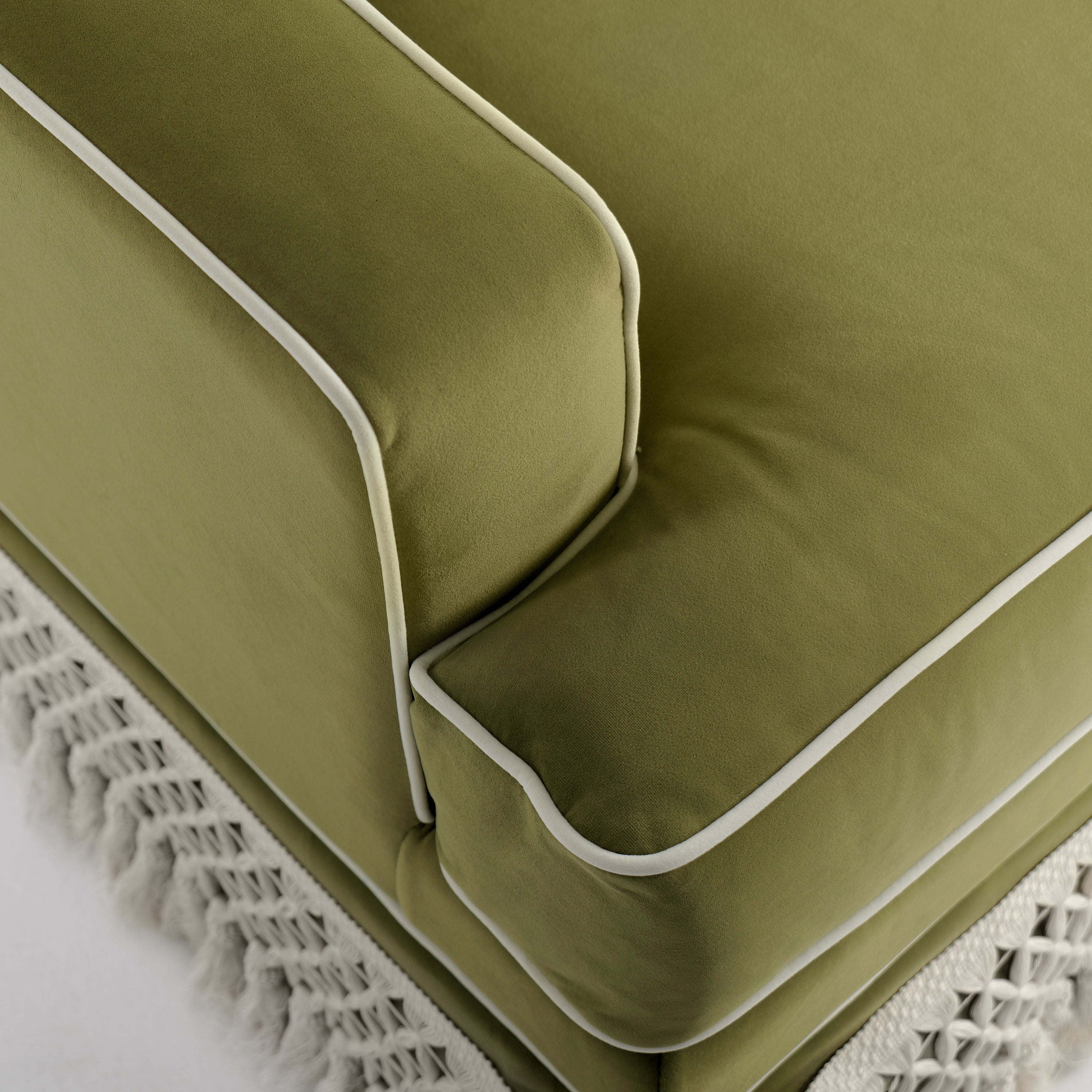 #Colour_Olive Green Velvet