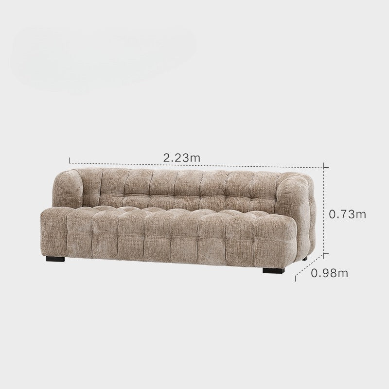 Marshmallow Vintage Chenille Craft Sofa