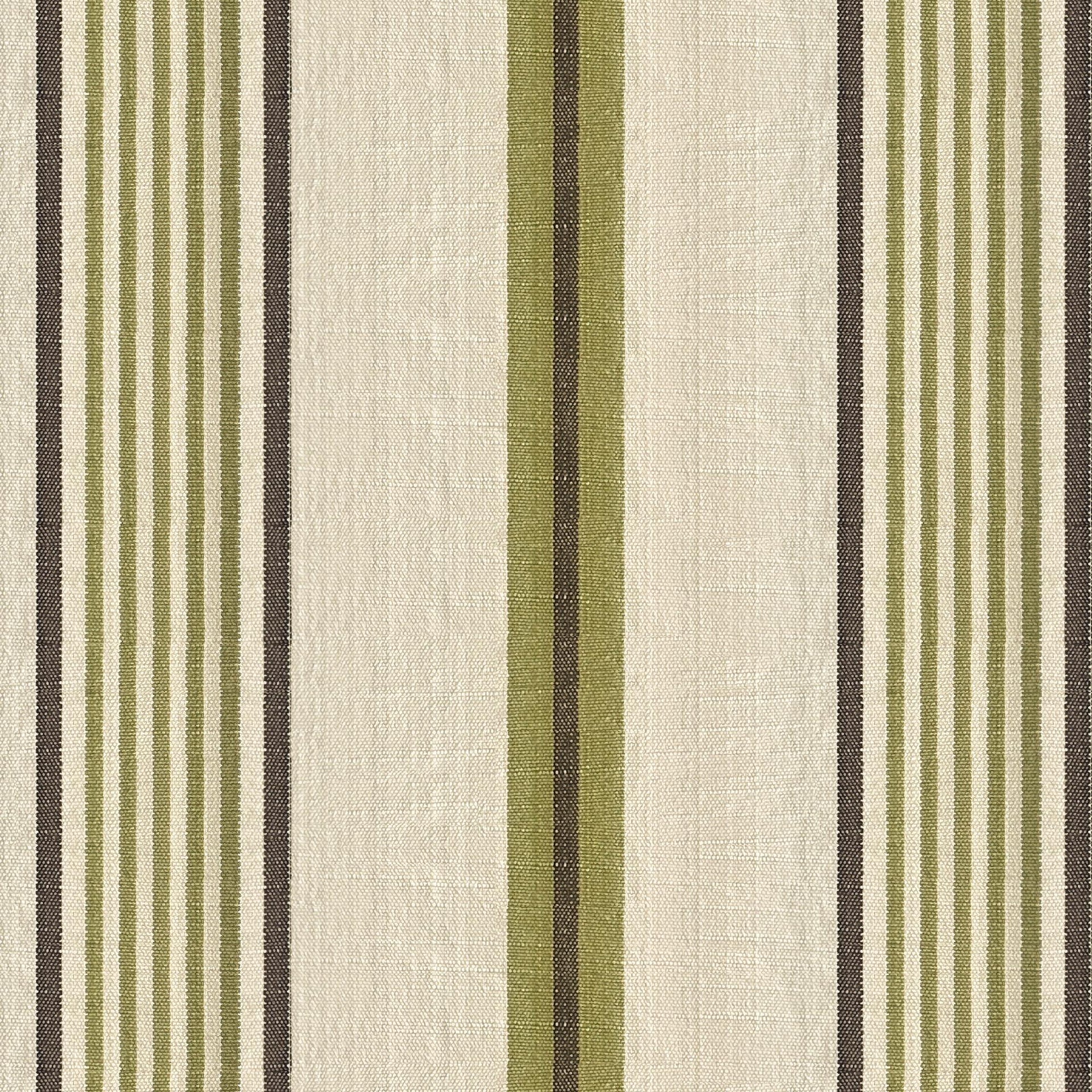 Mid weight Bar Stripe Fabric Cotton Moss Green AR460039