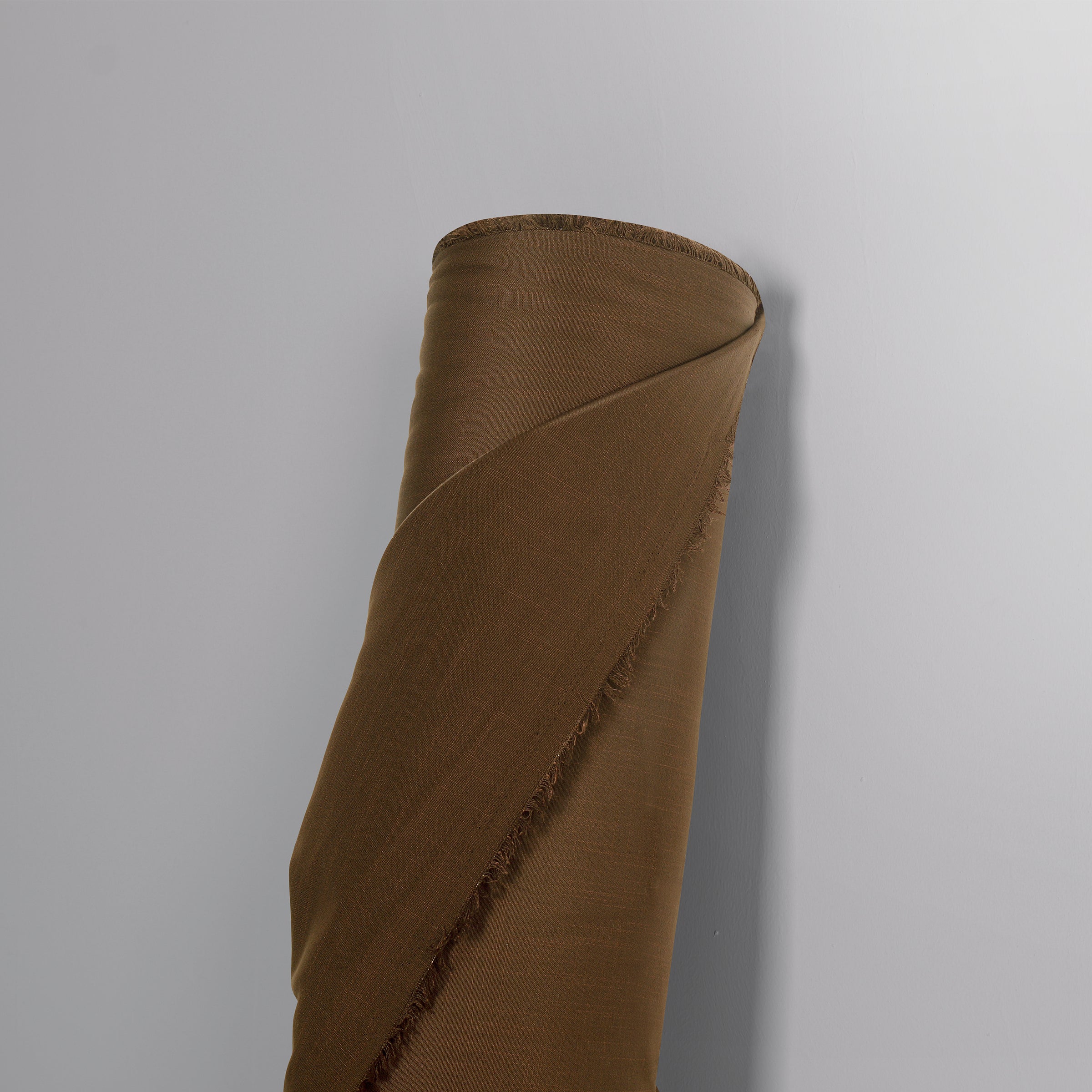 Mid-weight Block of Colour Fabric Cotton, Dark Walnut, PJ0847