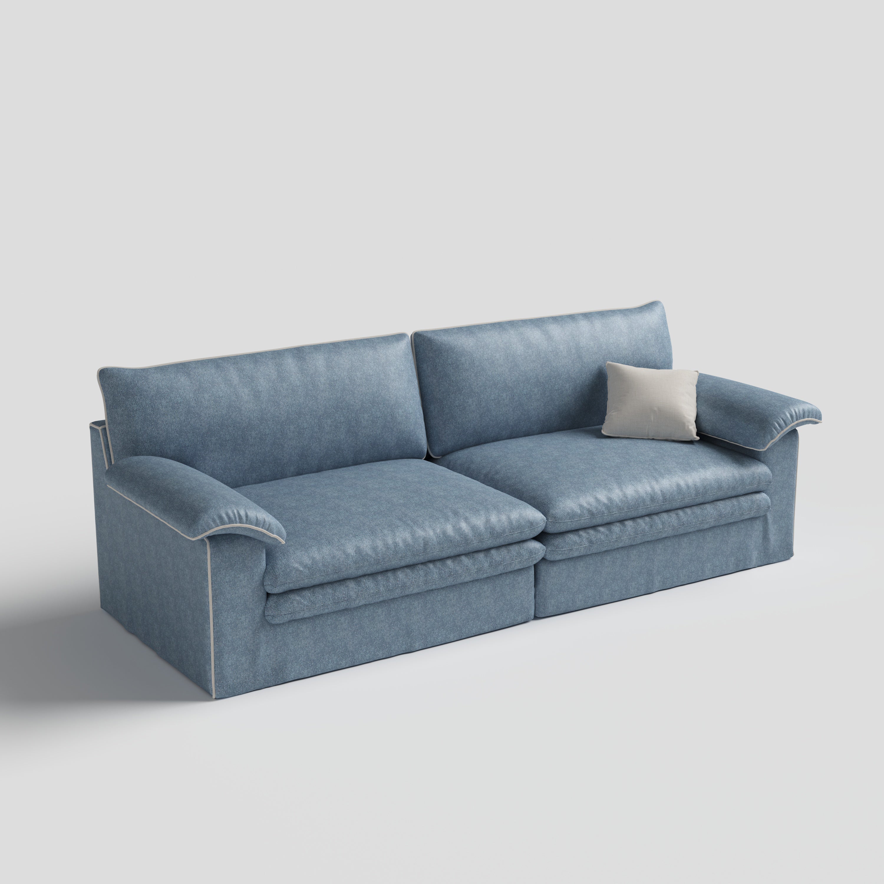 Stylish Cotton-Linen Sofa with Detachable Design