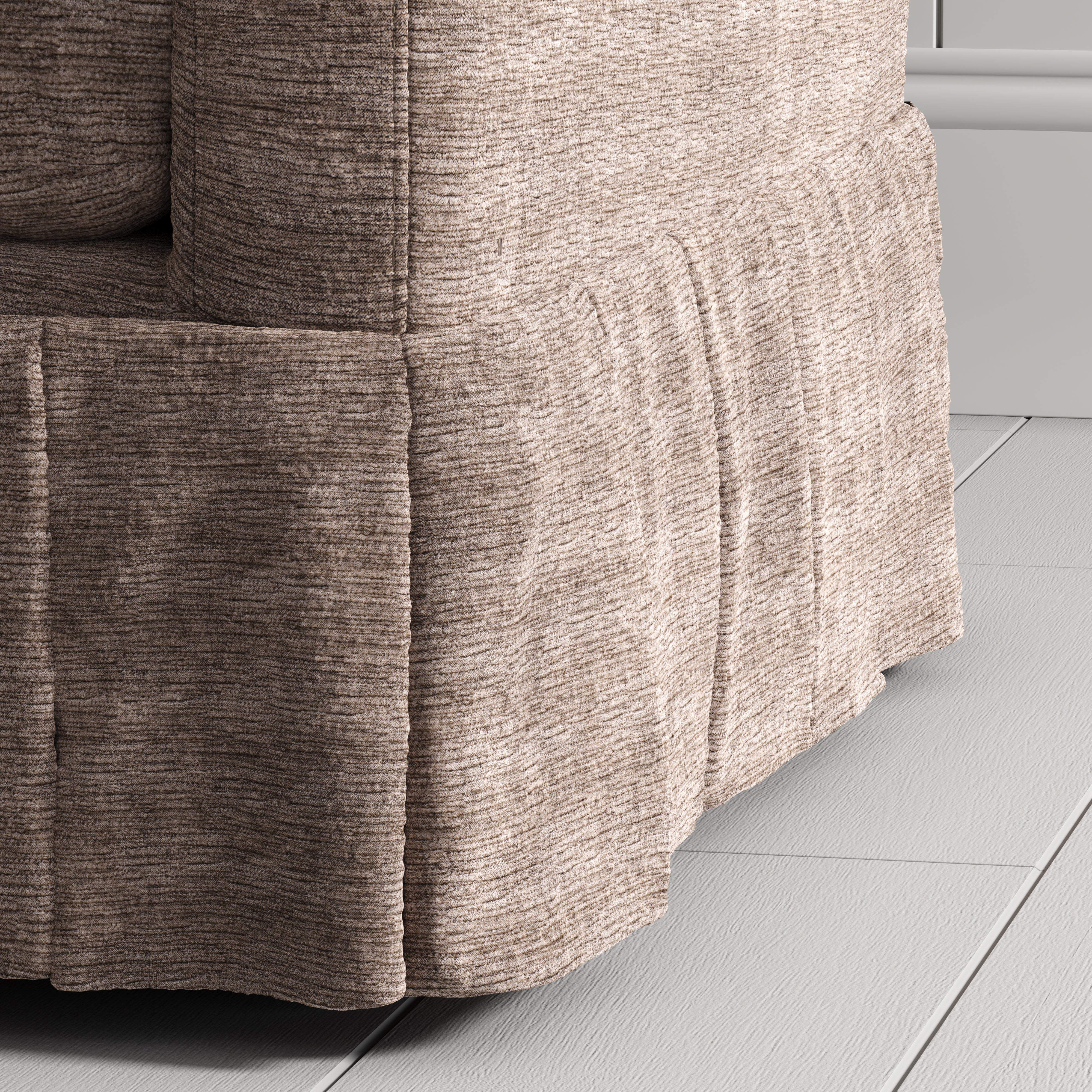 Cottonfy Country Check Sofa with Removable Skirted Covers