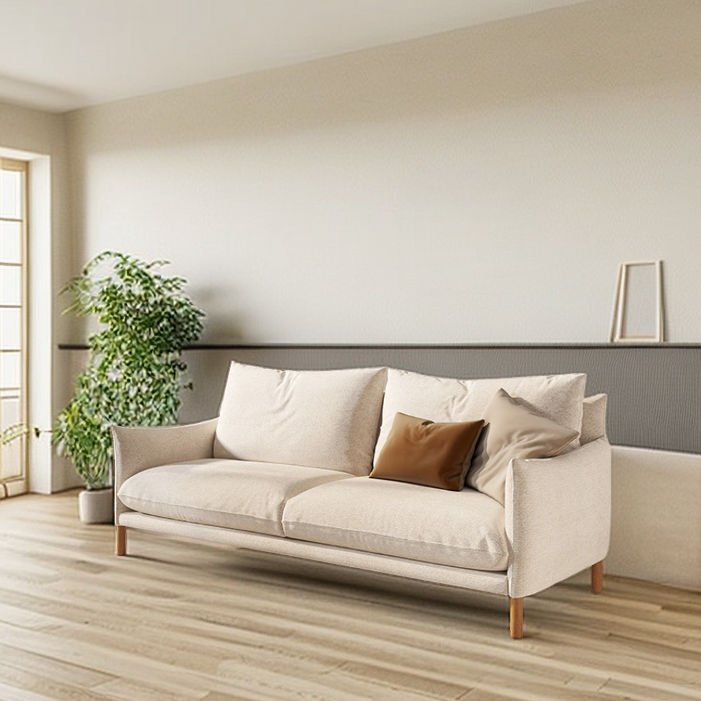 Modern Simple Cream Antique Sofa