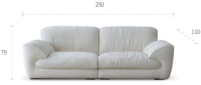 Chenille Modern Simple Living Room Sofa