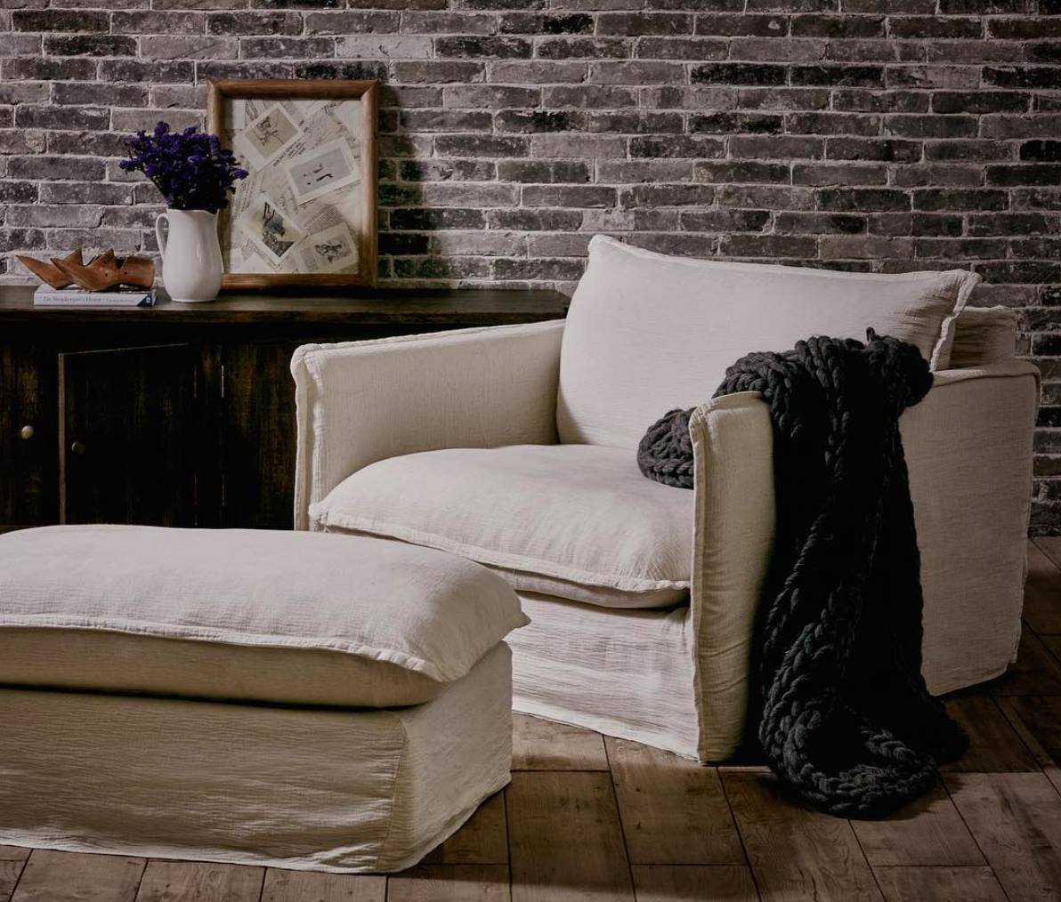 Light Luxury Linen Simple Fabric Sofa