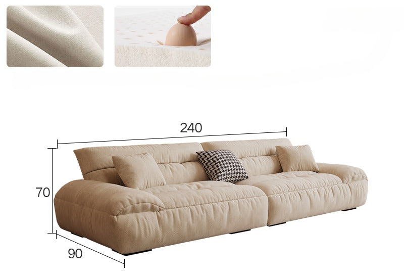 Pet Friendly Simple Apartment Cloud Sofa