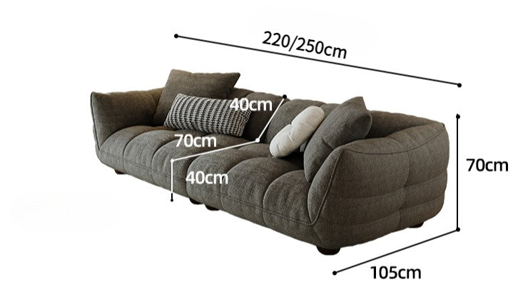 Simple Small Apartment Cashmere Sofa