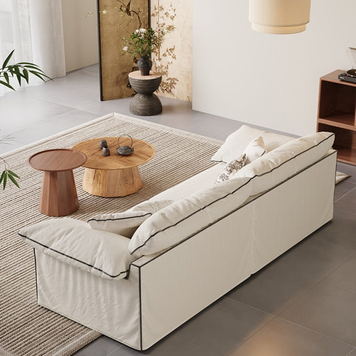 Modern Simple Cotton and Linen Living Room Sofa