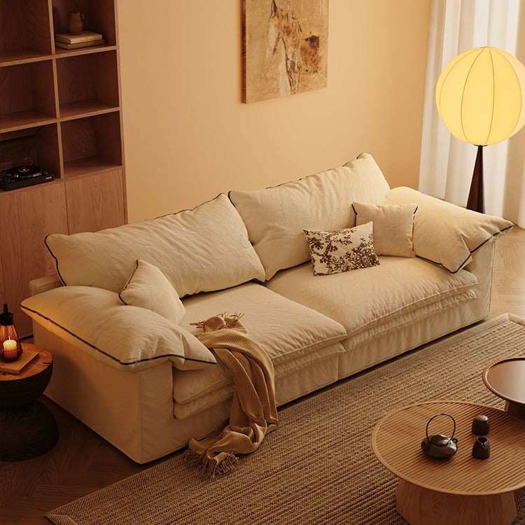 Modern Simple Cotton and Linen Living Room Sofa