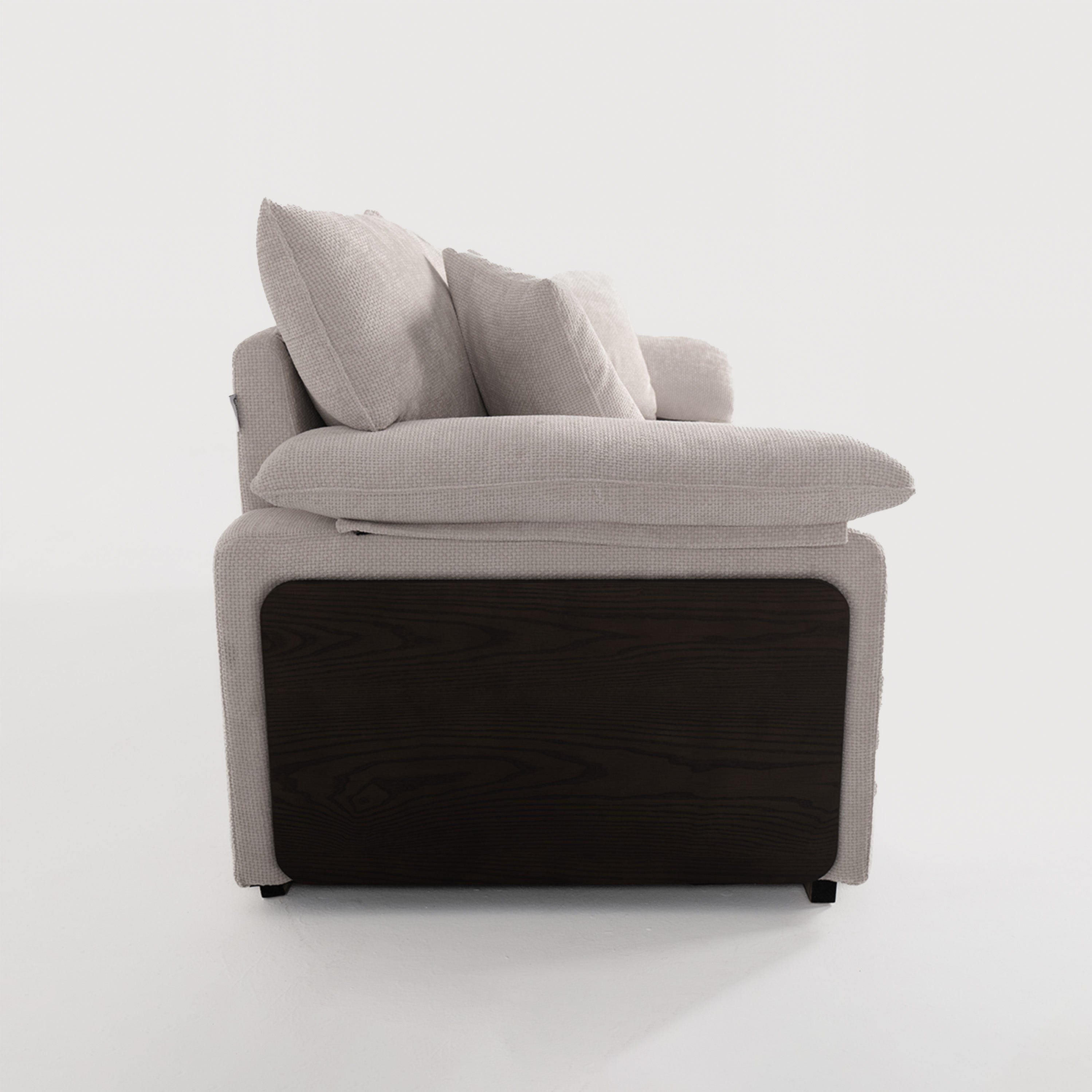 Luxurious Soild Wood Versatile 2-Seater Pull Out Sofa Bed