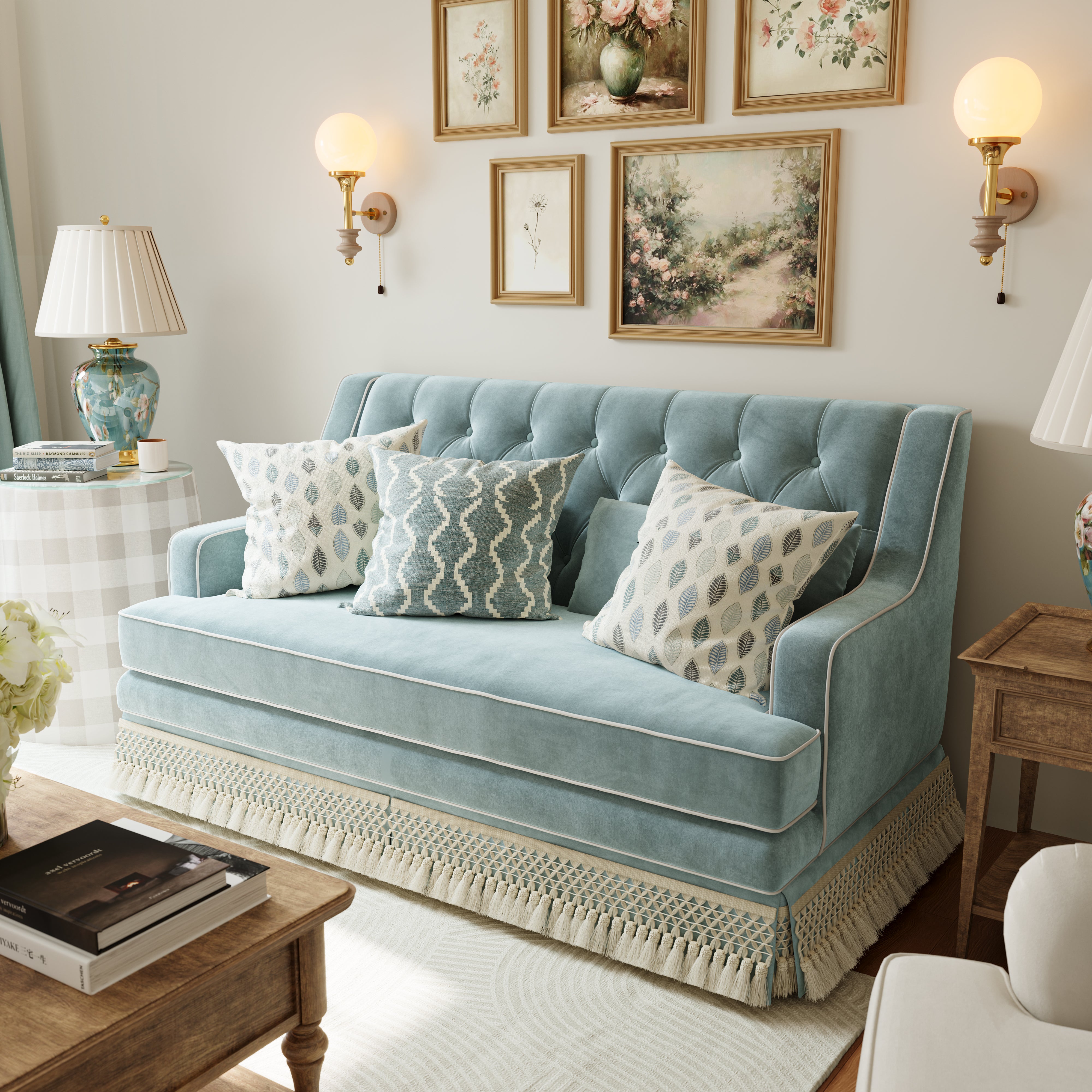 #Colour_Celadon Blue Velvet