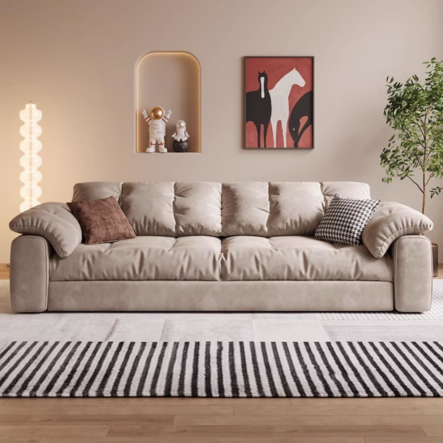 Floy fabric on sale sleeper couch