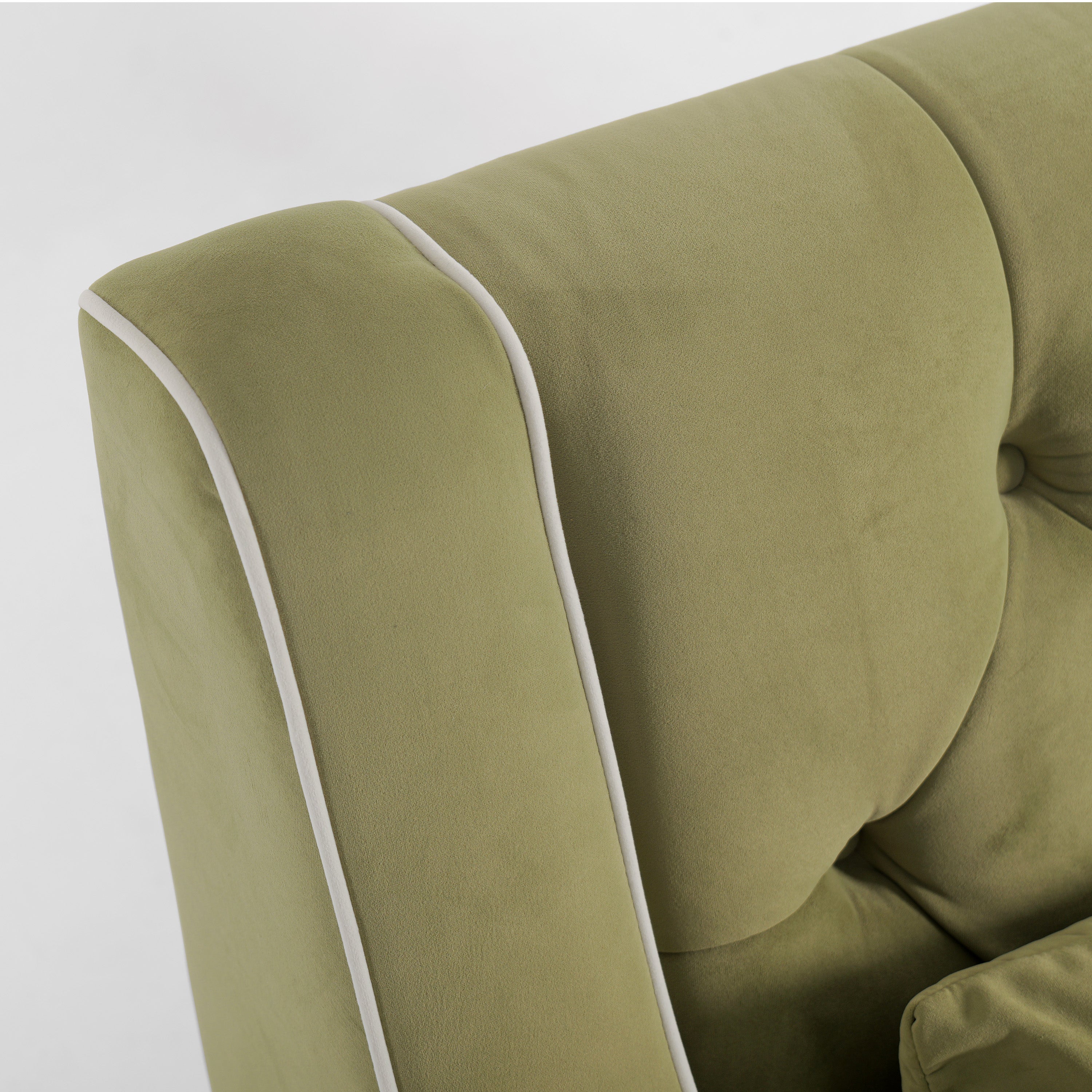 Cottonfy Country Fringe Skirt Sofa for Relaxed Home Living