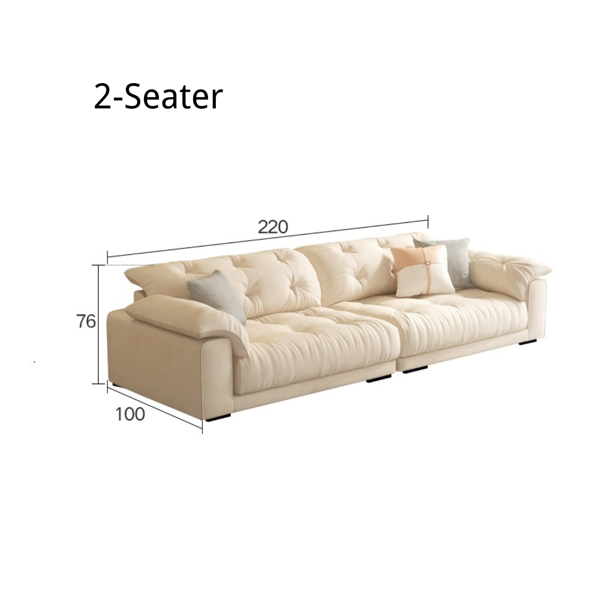 Cloud Luxury Chaise Combination Corner Sofa