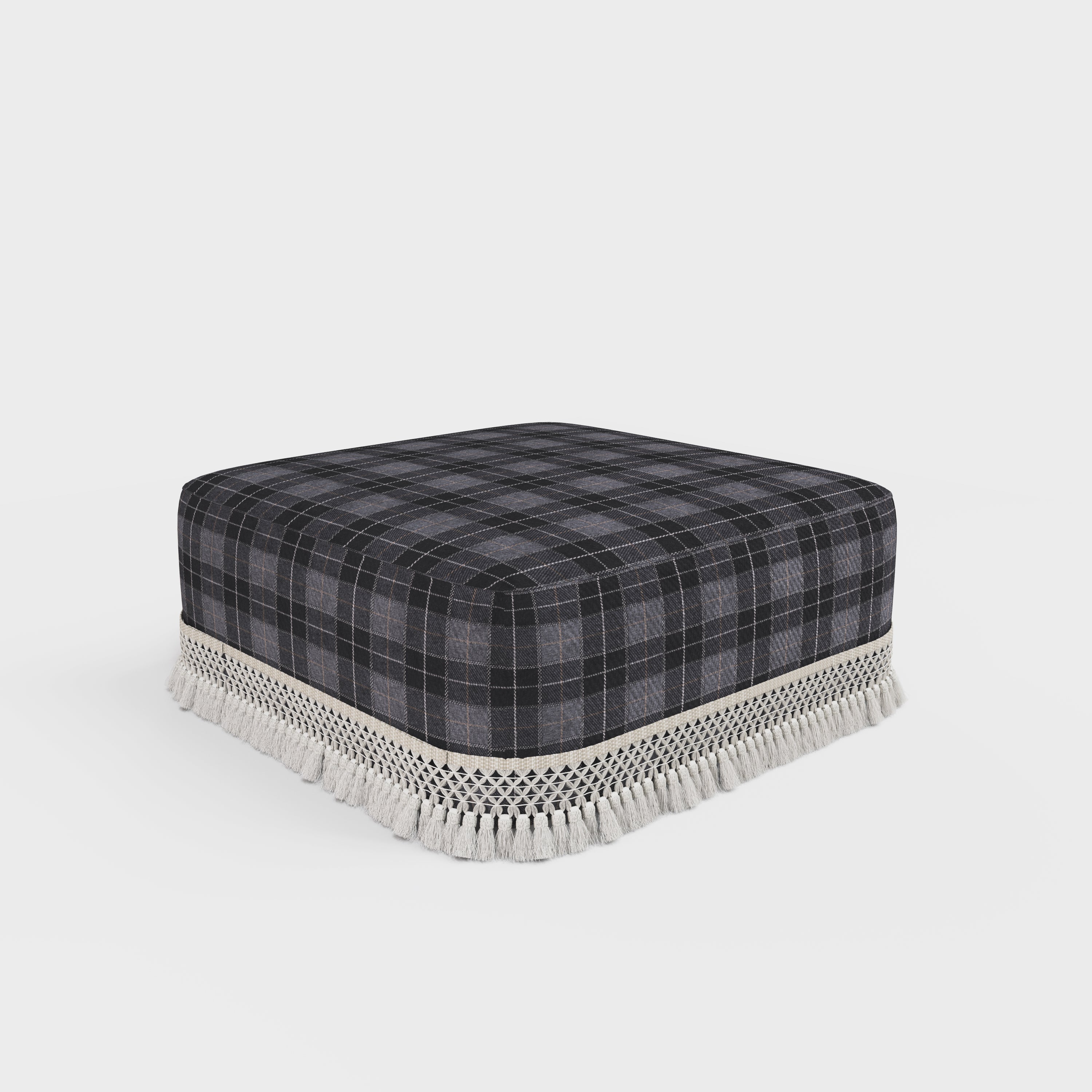 #Colour_Checkered Black＆Gray