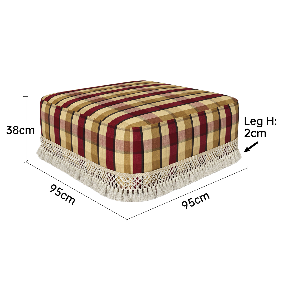 #Colour_Checkered Red＆Yellow