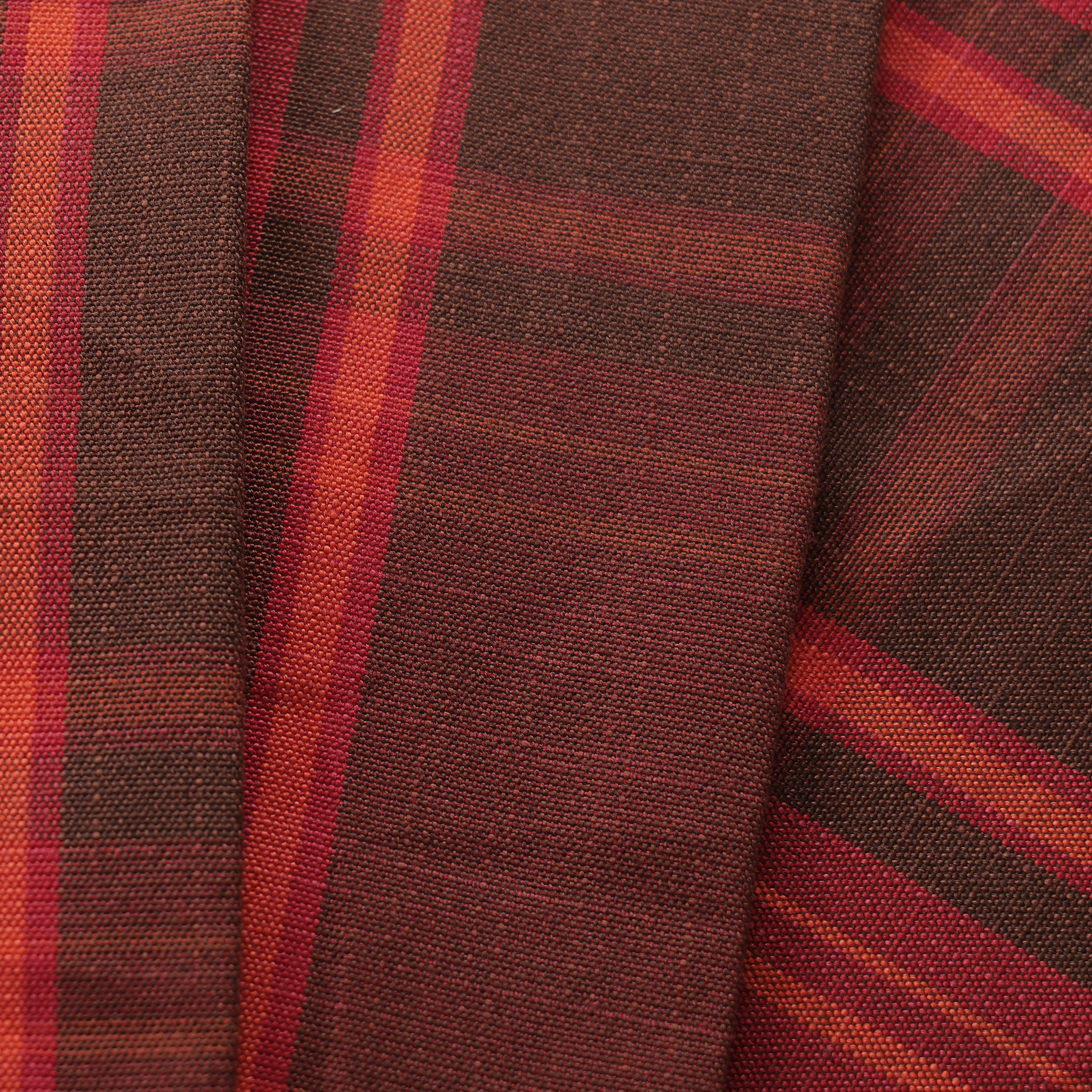 Mid-weight Tartan Check Fabric Cotton, Garnet Red, PJ0846