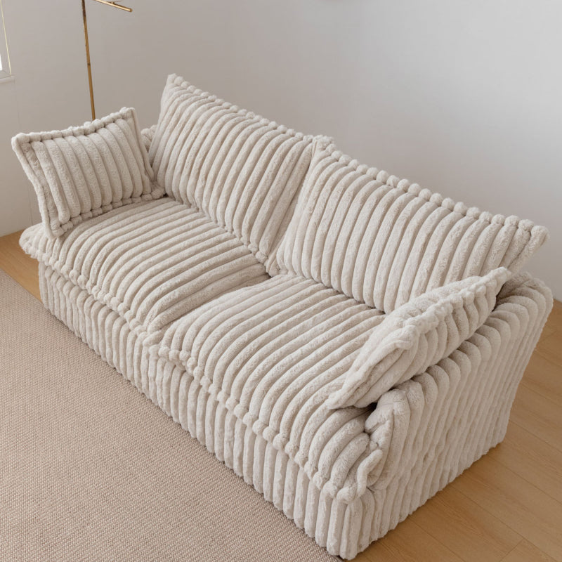 Multi-Seater Washable Corduroy Sofa Simple Elegant Sofa