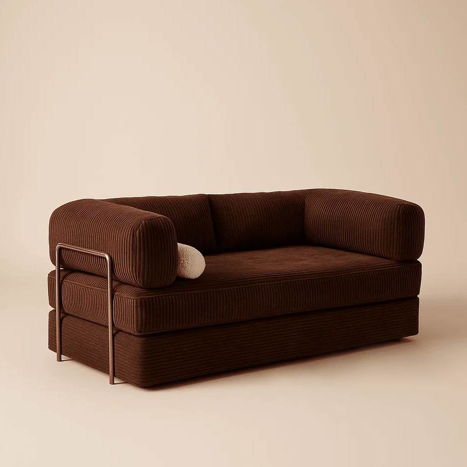 Teddy Corduroy Modular Detachable Sofa Bed