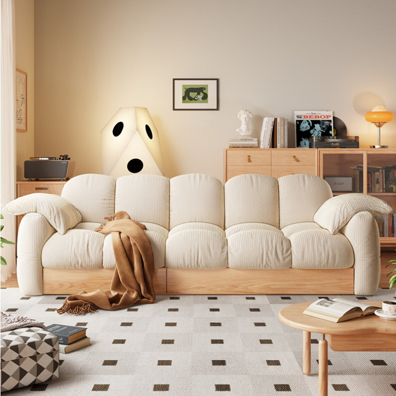 Padded 3 Seater Cloud Sofa with Storage