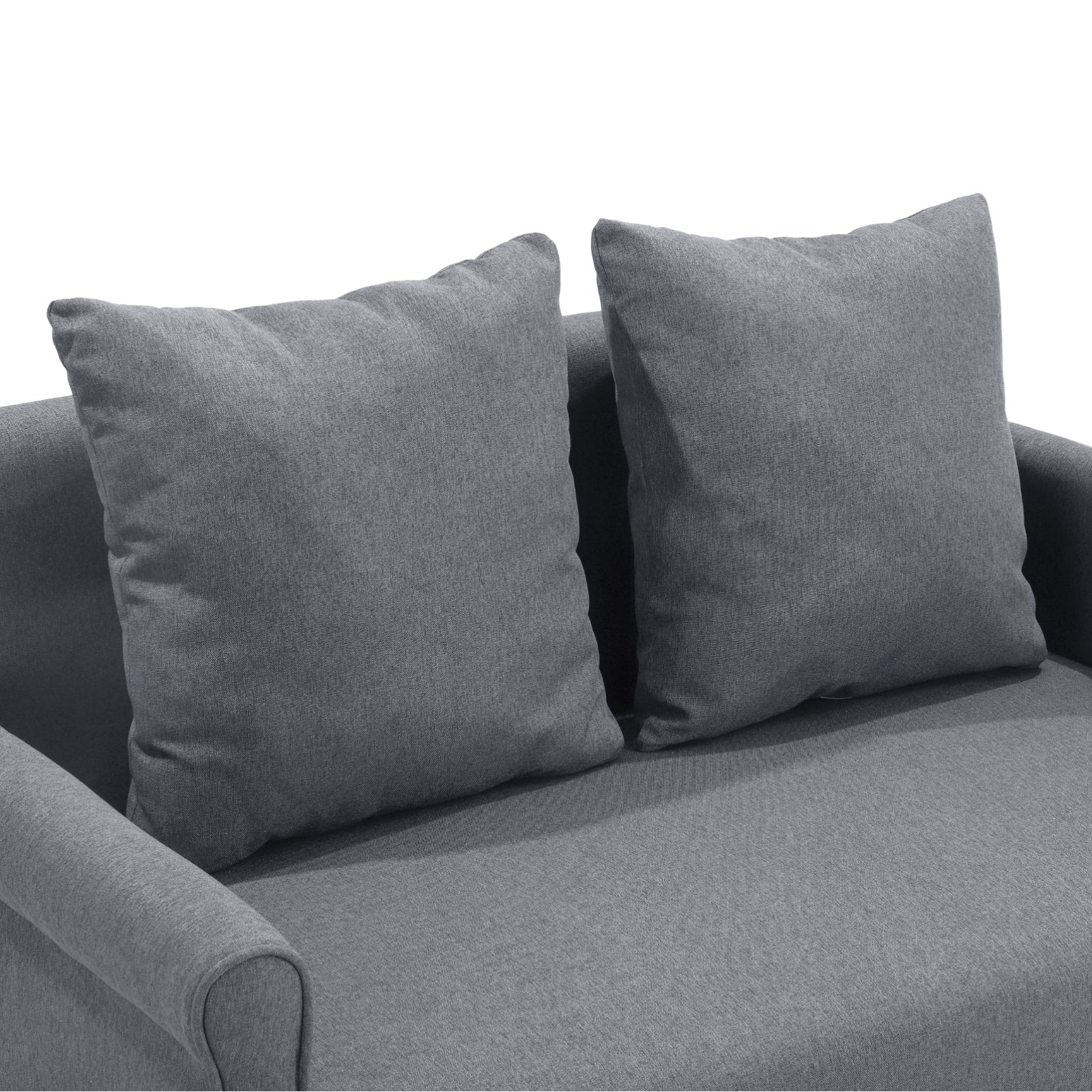 Contemporary Upholstered 2-Seater Sofa