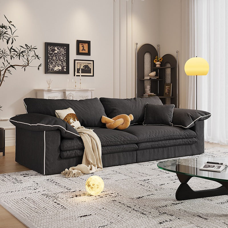 Modern Simple Cotton and Linen Living Room Sofa