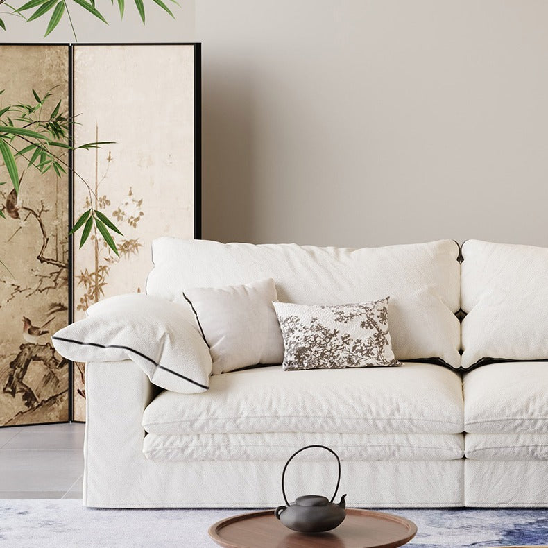 Modern Simple Cotton and Linen Living Room Sofa