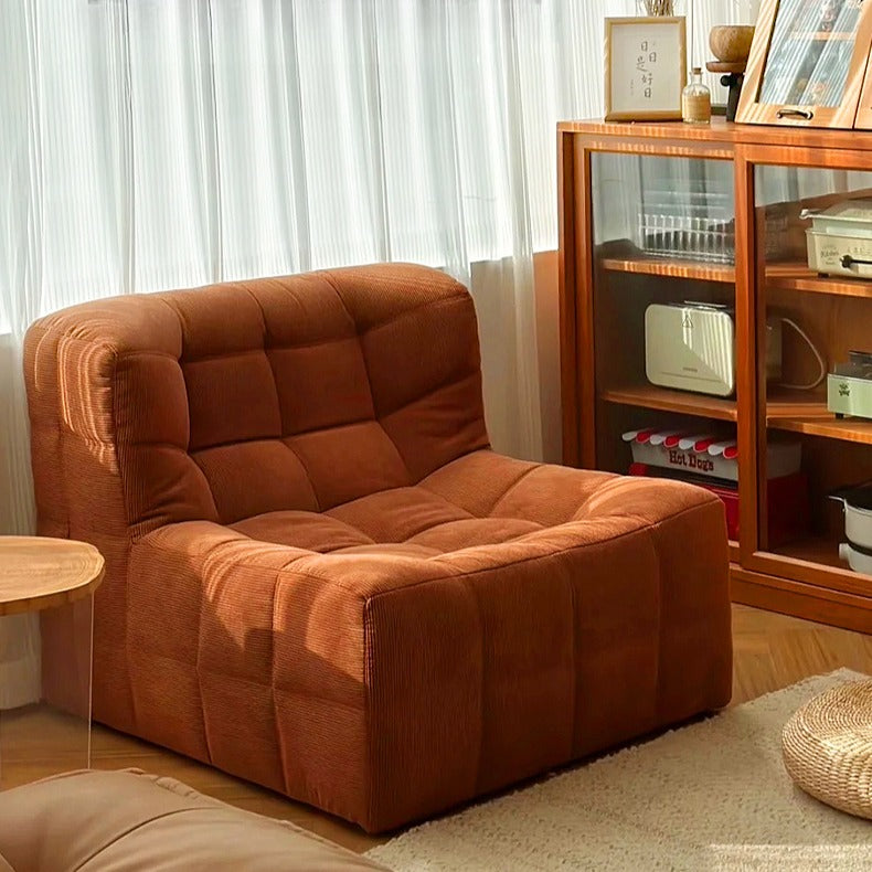 Retro Square Casual Creative Single Sofa