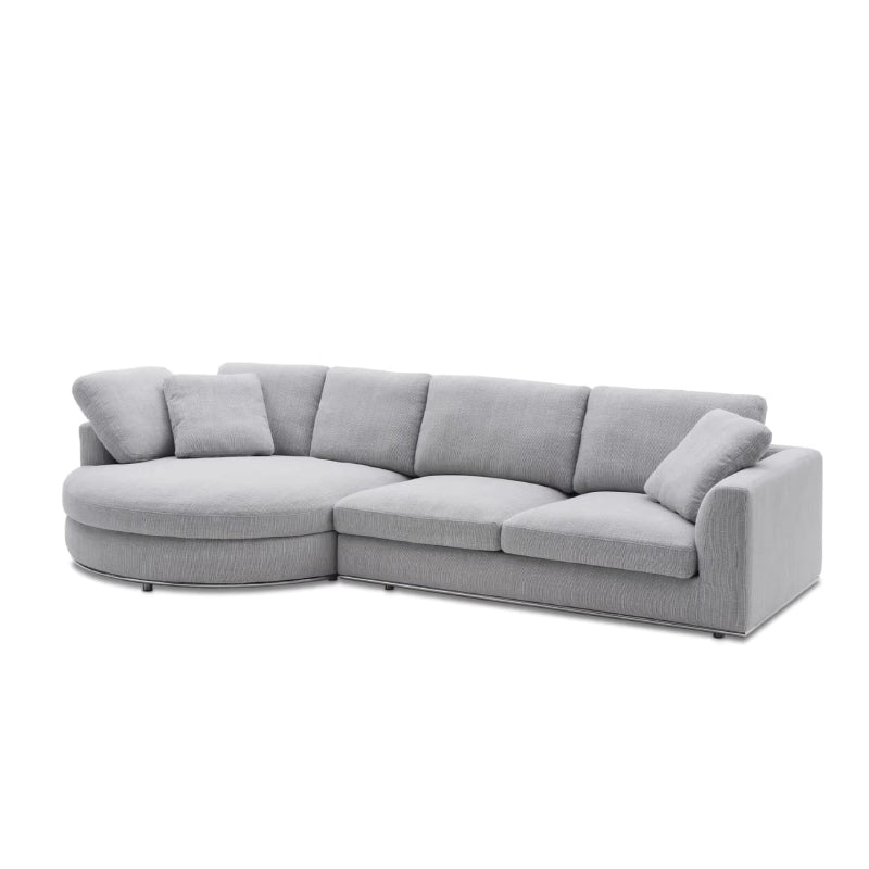 Nordic Modern Creative Curved Chaise Sofa