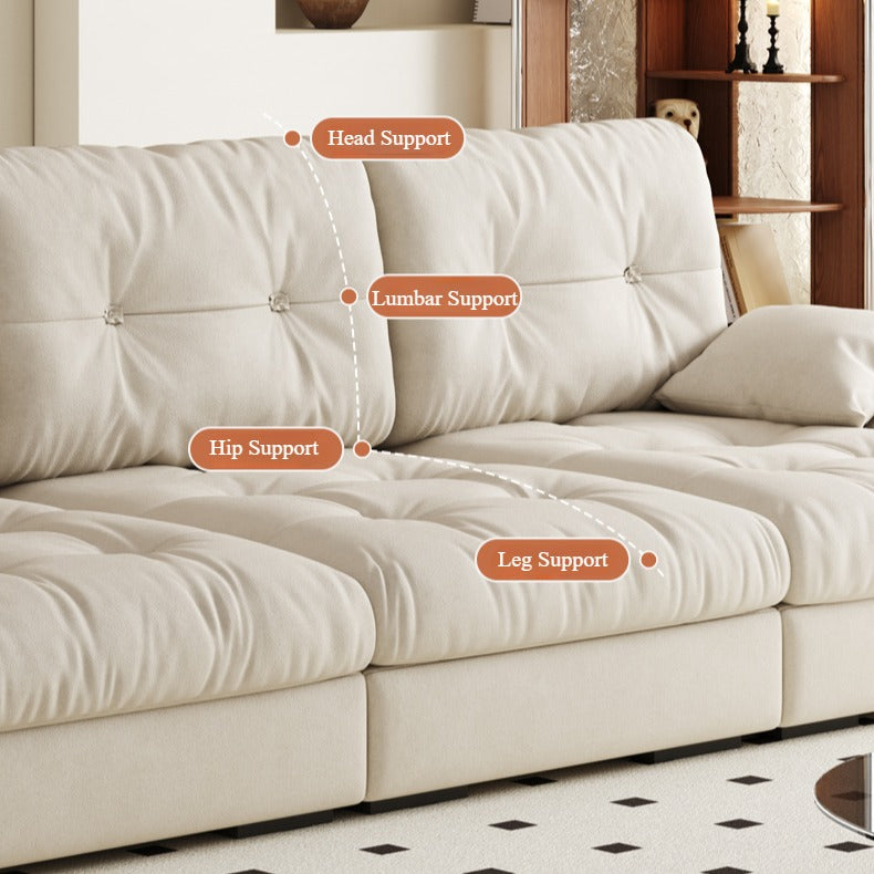 French Adjustable Back Living Room Sofa