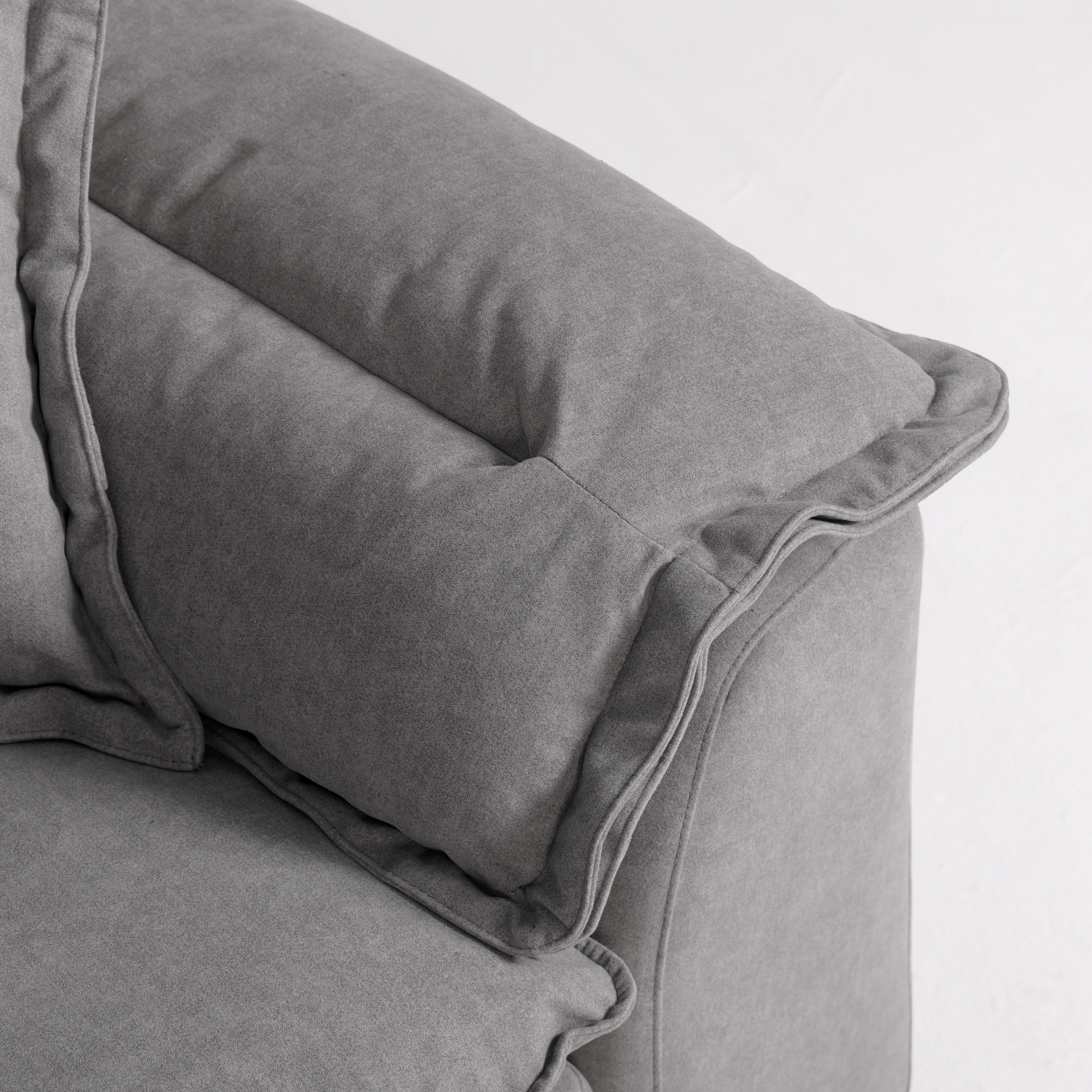 Anti-Cat Scratch Fabric Wide Seated Deep Detachable Corner Sofa