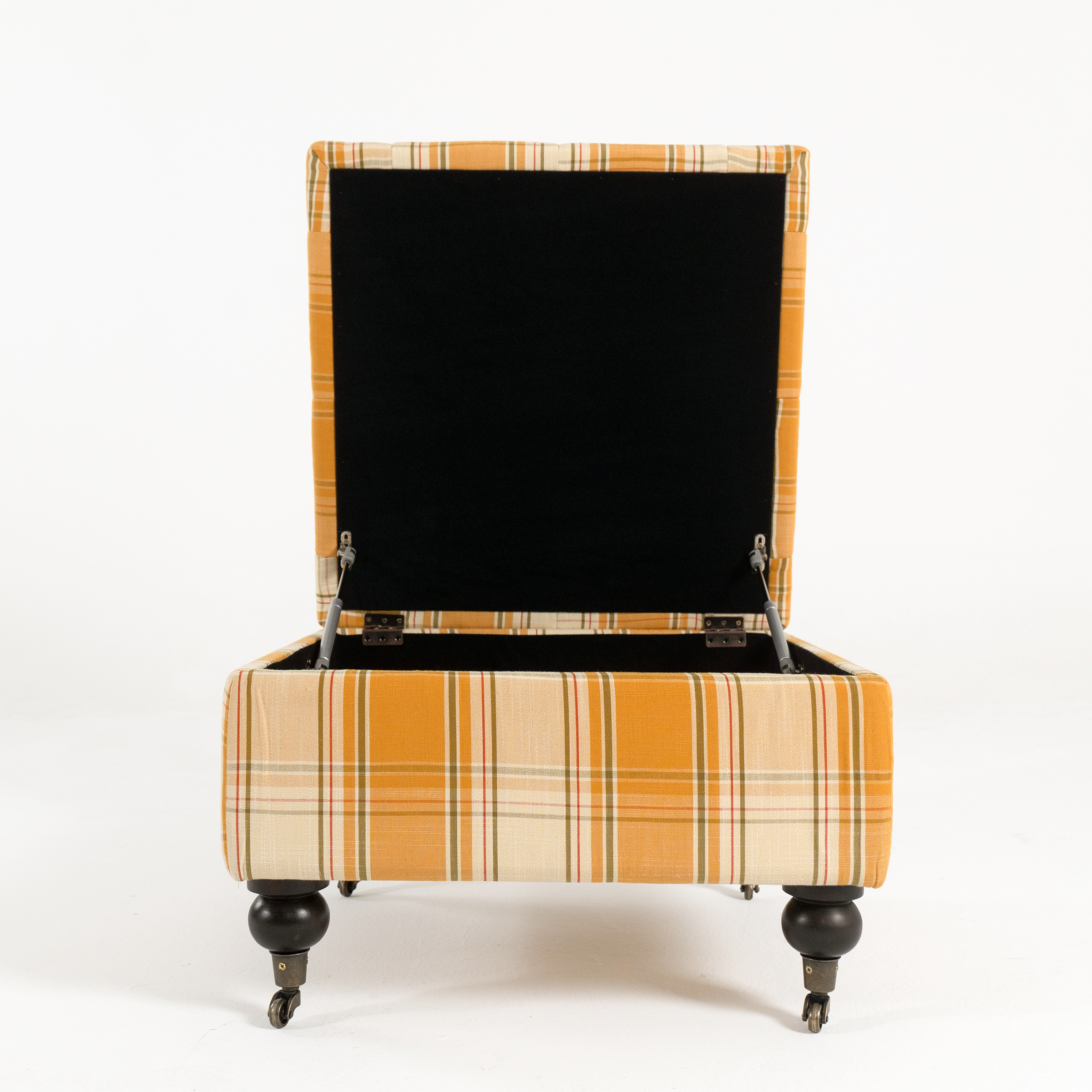 Heritage Check Tufted Ottoman