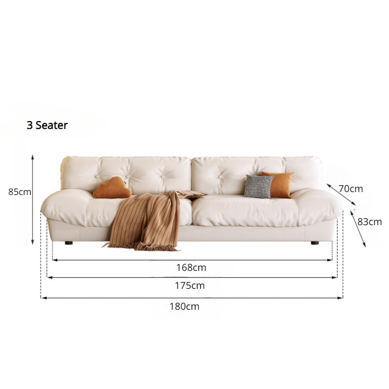 Creamy Technical Cloth Cloud Sofa